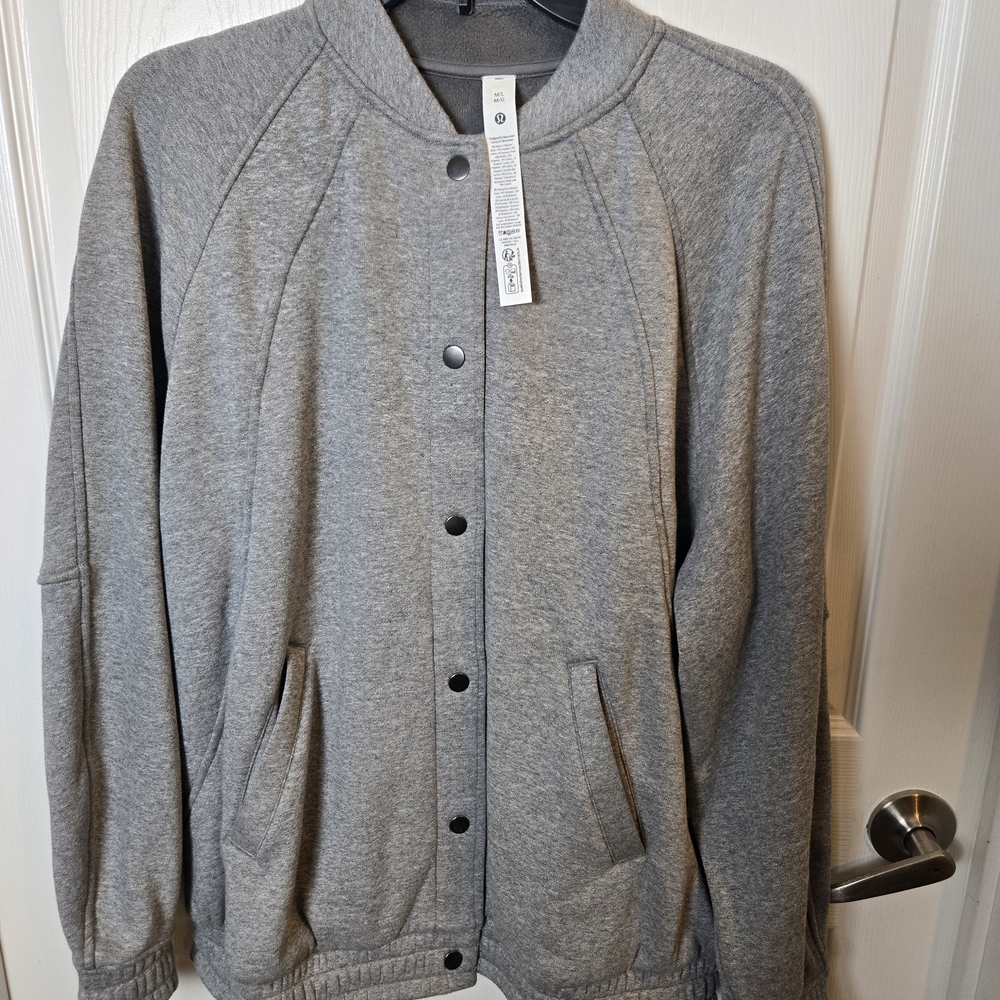 lululemon athletica Gray Varsity Jacket